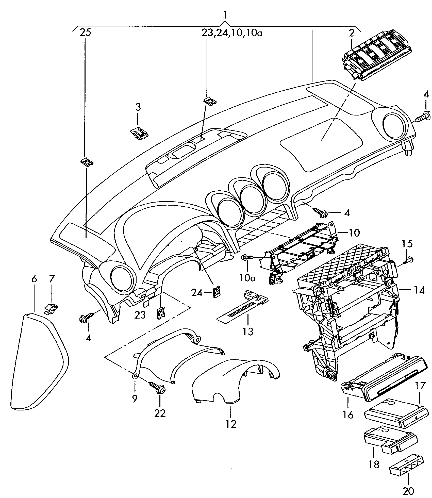 Панель приборов для Audi A4b5 8d0 919 880m ЧИТАТЬ ОПИСАНИЕ