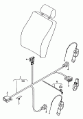 Жгут проводов для регулировки
спинки и поясничного подпора