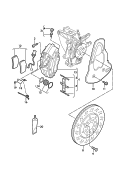 Неподвижный суппорт; Керамический тормозной диск
(вентилируемый)