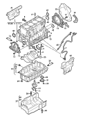 Блок цилиндров; Масляный поддон