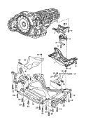 Подрамник; Детали крепежные для КП; 7-ступенчатая КП DSG