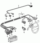 Компл. кабелей рулевой колонки