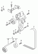 Детали крепления для
генератора; Pемень, клиновой; для автомобилей с кондицион.; и/или; для а/м с рулевым механизмом
с усилителем