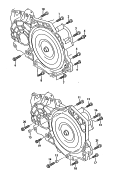 Детали крепления для двигателя
и КП; для 6-ступ. КП
DSG