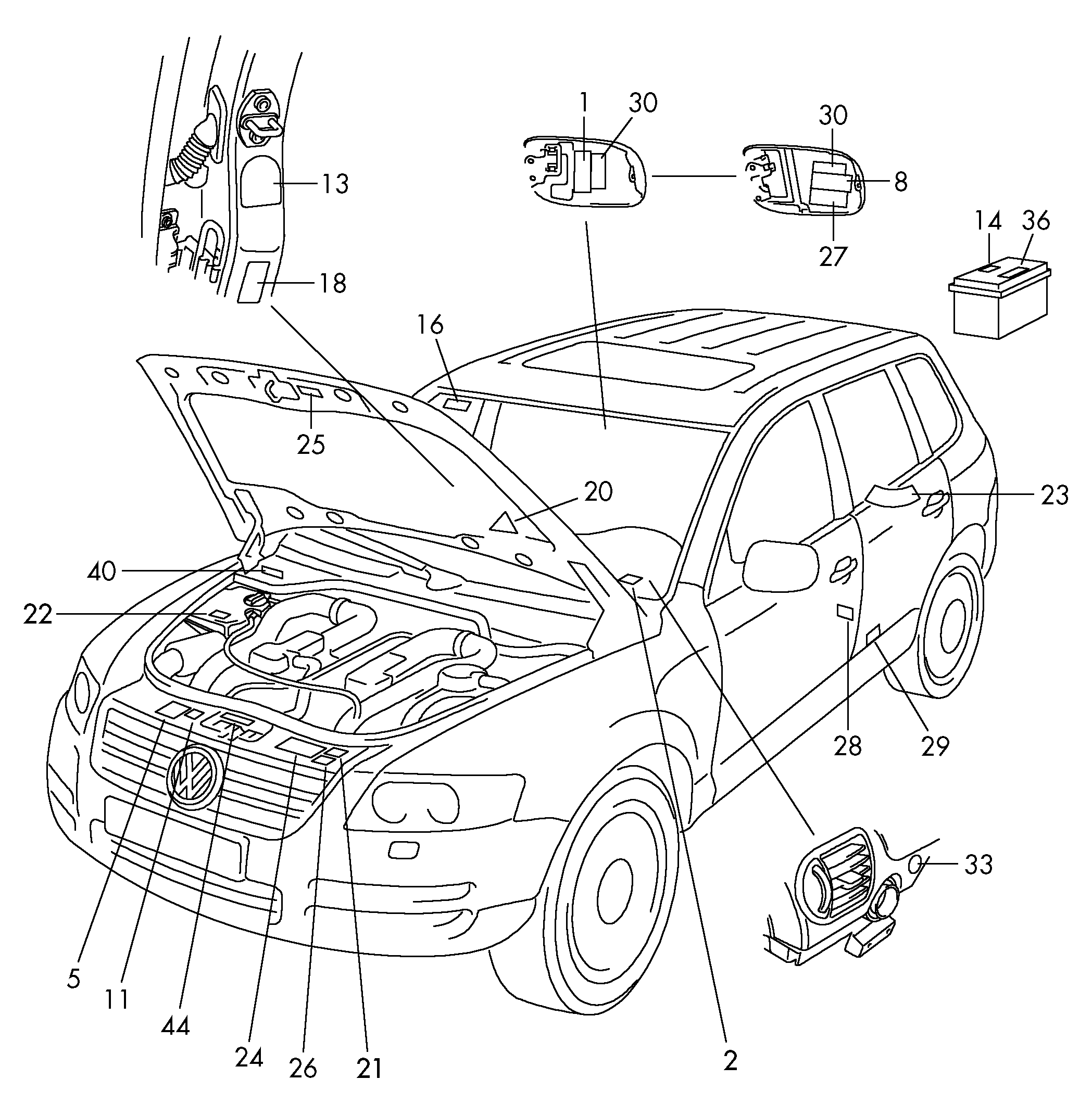 Покраска Volkswagen Touareg