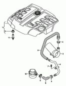 Защита картера двигателя; Вентиляция для блока цилиндров