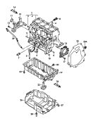 Блок цилиндров; Масляный поддон