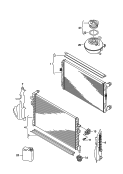 Радиатор охлаждающей жидкости; Дополнительный радиатор ОЖ; Бачок, компенсационный
