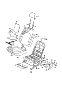 Сиденье и спинка; Подголовник