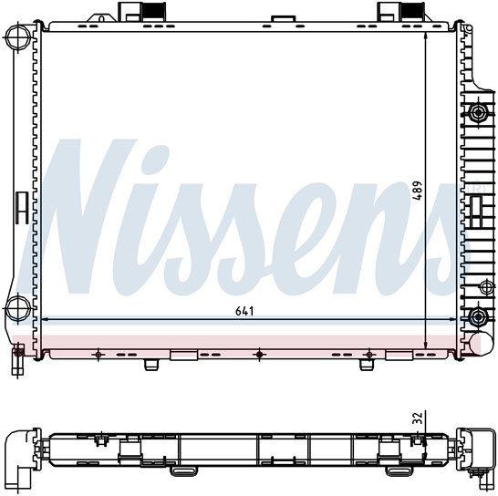 [RADIATOR 95- |AXF| | W210 РАДИАТОР ОХЛАЖДЕН (NISSENS) (NRF) (см.каталог) | ориг.номер:2105000003.Кросс-номер:62667A,58097.