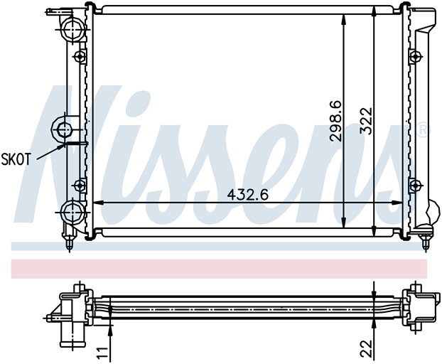 [RADIATOR 84-92 |AXF| | GOLF {JETTA/POLO 83-90} РАДИАТОР ОХЛАЖДЕН (NISSENS) (NRF) (GERI) (см.каталог) | ориг.номер:191121253CF/CJ.Кросс-номер:651631,16188,58697,