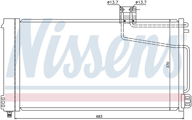 [CONDENSER (00-) |AXF| | MERCEDES W209 W203 {+W209 02-} КОНДЕНСАТОР КОНДИЦИОНЕРА (K - Китай) | ориг.номер: 2035000054/0554/. Кросс-номер: ,94544K |AXF|