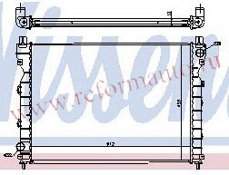 [RADIATOR] 97-   | FREELANDER РАДИАТОР ОХЛАЖДЕН (NISSENS) (см.каталог) | ориг.номер:PCC000320.Кросс-номер:64310A,LRFRL97-910