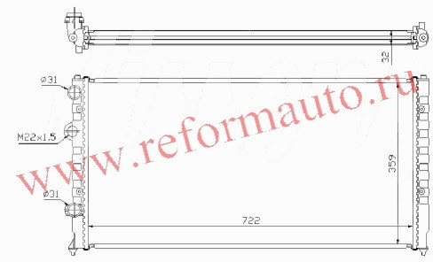 [RADIATOR] (93-96)   | VW PASSAT B4 PASSAT РАДИАТОР ОХЛАЖДЕНИЯ (СМ.КАТАЛОГ) (K - Китай) | ориг.номер: 3A0121253. Кросс-номер: 65251K  ,VWPAS93-913