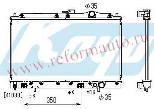 [RADIATOR] (88-92)   | MITSUBISHI GALANT GALANT РАДИАТОР ОХЛАЖДЕНИЯ AT (АВТОМАТИЧЕСКАЯ КОРОБКА) 1.8 2 | ориг.номер: MB356555  ,MBGAL88-914