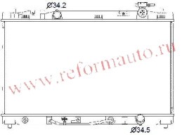 [RADIATOR] (07-)   | TOYOTA CAMRY 40 РАДИАТОР 2.4 AT | ориг.номер: 164000H210. Кросс-номер: HS-PA226,RA64636  