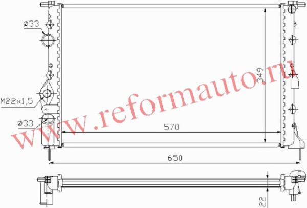 [RADIATOR] 95-   | MEGANE РАДИАТОР ОХЛАЖДЕН (см.каталог) | ориг.номер:7700838135.Кросс-номер:63939A,23801,58025,,RNMEG95-911