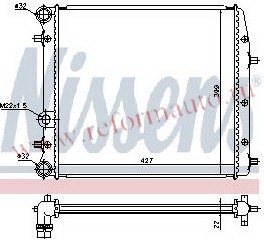 [RADIATOR] 99-   | FABIA {POLO 01-/IBIZA01-/CORDOBA 02-} РАДИАТОР ОХЛАЖДЕН (см.каталог) | ориг.номер:6Q0121253J.65269K,SDFAB99-911