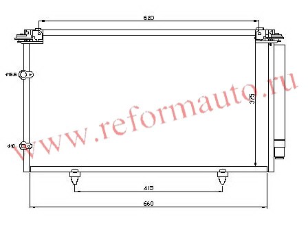 [CONDENSER] 01-05   | TOYOTA CAMRY РАДИАТОР КОНДИЦИОНЕРА LEXUS ES300/330 (02- 05) / TY SOLARA (04-05) (SIGNEDA) EUROPE | ориг.номер:8846006070.Кросс-номер:RC95007,RC94757 