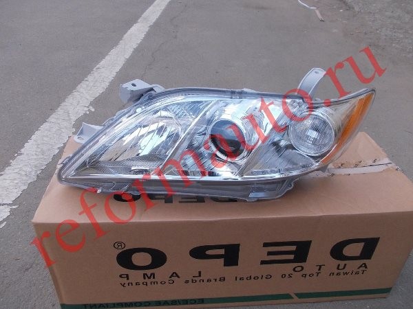 * [LAMP HEAD] (06-08)   | TOYOTA CAMRY 40 CAMRY ФАРА ЛЕВАЯ СТОРОНА ПОД КОРРЕКТОР ЕВРОПА (DEPO) | ориг.номер: 8117033611/81170. Кросс-номер: 212-11Q6L-LD-EM  ,TYCAM06-002-L