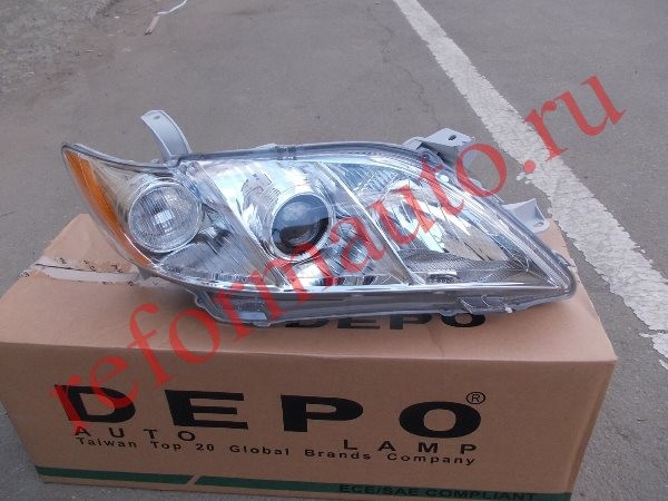 * [LAMP HEAD] (06-08)   | TOYOTA CAMRY 40 CAMRY ФАРА ПРАВАЯ СТОРОНА ПОД КОРРЕКТОР ЕВРОПА (DEPO) | ориг.номер: 8113033611/81130. Кросс-номер: 212-11Q6R-LD-EM  ,TYCAM06-002-R