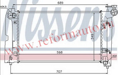 [RADIATOR] 02-04   | COROLLA РАДИАТОР ОХЛАЖДЕН AT 1.4 1.6 | ориг.номер:1640021150.646321K,TYCRL02-914