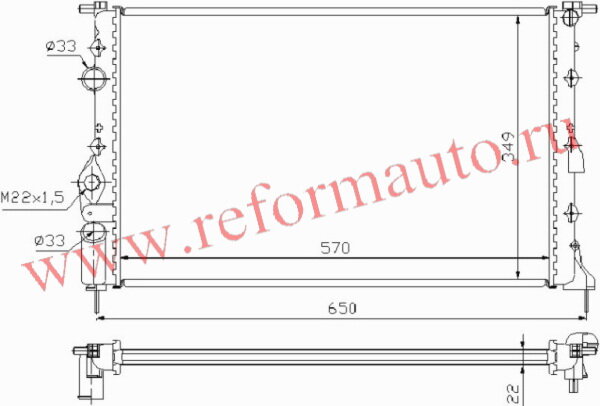 [RADIATOR] (95-)   | RENAULT MEGANE MEGANE РАДИАТОР ОХЛАЖДЕНИЯ (СМ.КАТАЛОГ) (K - Китай) | ориг.номер: 7700838135. Кросс-номер: 63939K  ,RNMEG95-914