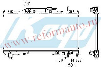 [RADIATOR] 92-97   | CARINA E РАДИАТОР ОХЛАЖДЕН MT 2 | ориг.номер:1640074840.,TYCAE92-913