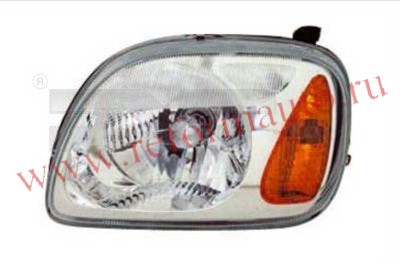 * [LAMP HEAD] 98-02   | NISSAN MICRA K11 ПЕРЕДНЯЯ ФАРА С ОТВ. ПОД ЭЛЕКТР. ЛЕВАЯ СТОРОНА (00-) (TYC) | ориг.номер:B6010-1F501.Кросс-номер:20-6276-05-2,ZDS1190EL 