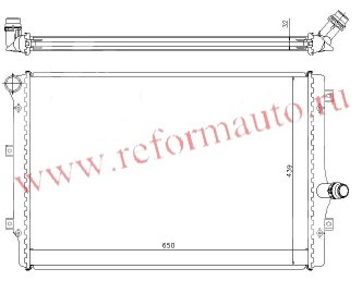 [RADIATOR] (03-)   | VW TOURAN РАДИАТОР 2.0 TDI | ориг.номер: 1K0121251N. Кросс-номер: VW45-005-A0,RA65281  