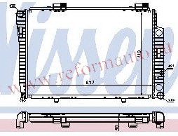 [RADIATOR] 93-00   | W202 РАДИАТОР ОХЛАЖДЕН (NISSENS) (NRF) (см.каталог) | ориг.номер:2025003103/3403/3603.Кросс-номер:62752A,51286.,MD20293-912