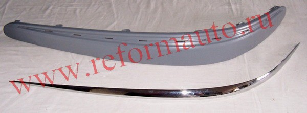 <> [BUMPER MOULDING] (7/02-)   | MERCEDES W211 МОЛДИНГ ПЕРЕДНЕГО БАМПЕРА С ХРОМОМ (Signeda) | ориг.номер: 21188005129197. Кросс-номер: PBZ04030MAL,PBZ04030MAL  