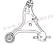 ~ [LEVER] 00-   | S60 {V70 02-} РЫЧАГ ПЕРЕДН ПОДВЕСКИ ЛЕВ НИЖН | ориг.номер:30635229.,VVS6000-810-L, SH-22018