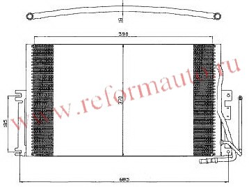 [CONDENSER] 99-02   | VECTRA КОНДЕНСАТОР КОНДИЦ | ориг.номер:52485274.94653T,OPVCA99-930, 94653K